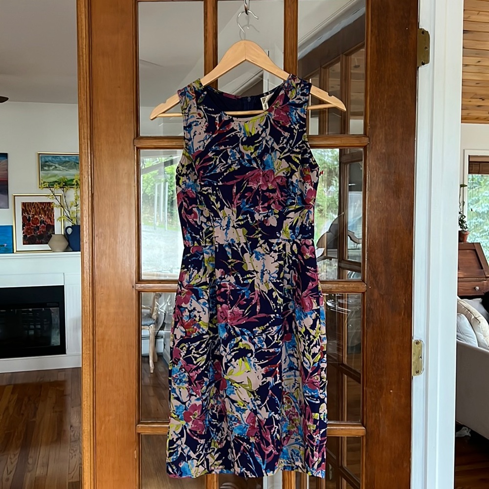 Japna Pleated Floral Dress